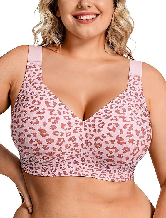 Full Coverage Bra - Sujetador inalámbrico de gelatina para mujer,