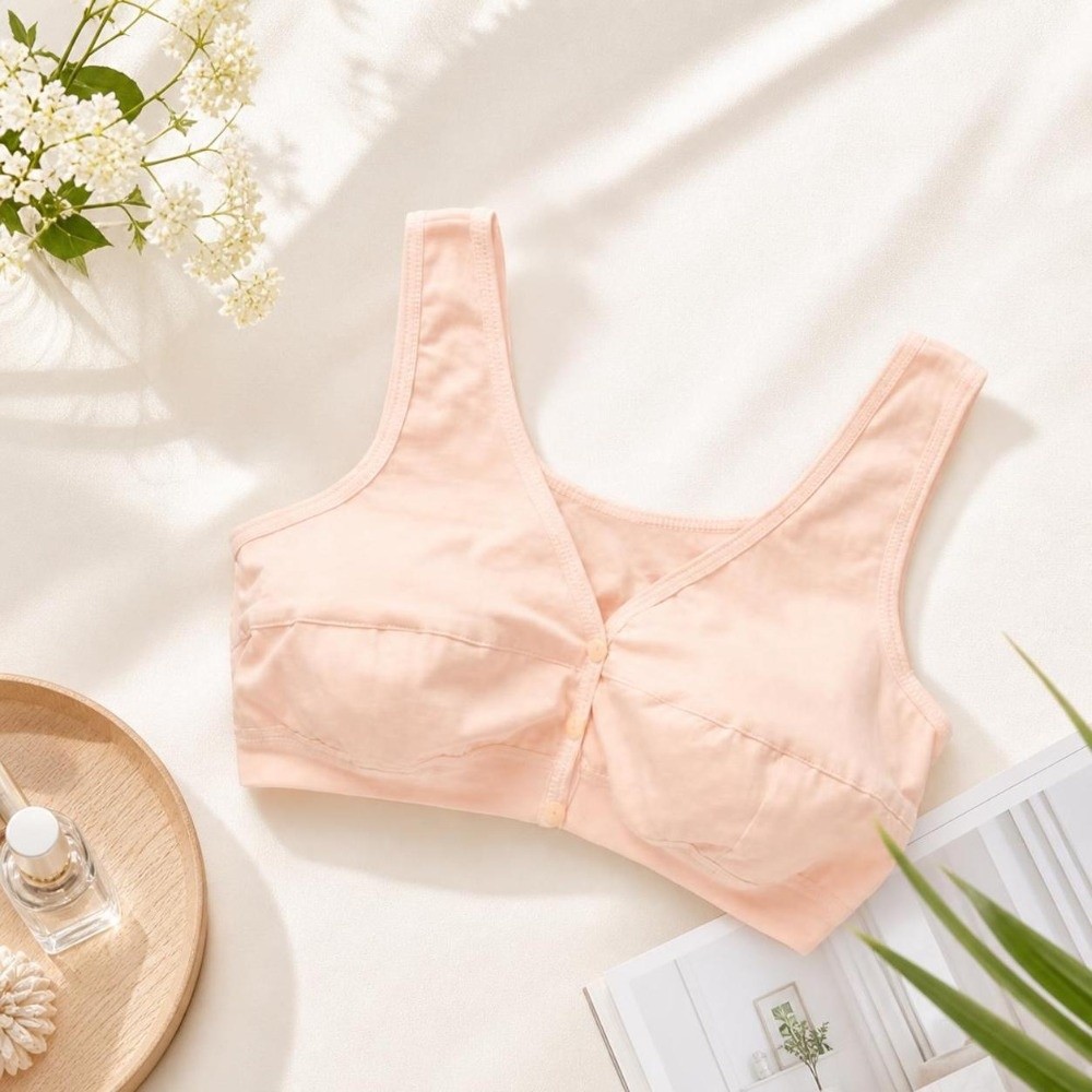 Sujetador cómodo con cierre fr - Wirefree Bra Comfort reseña y precio