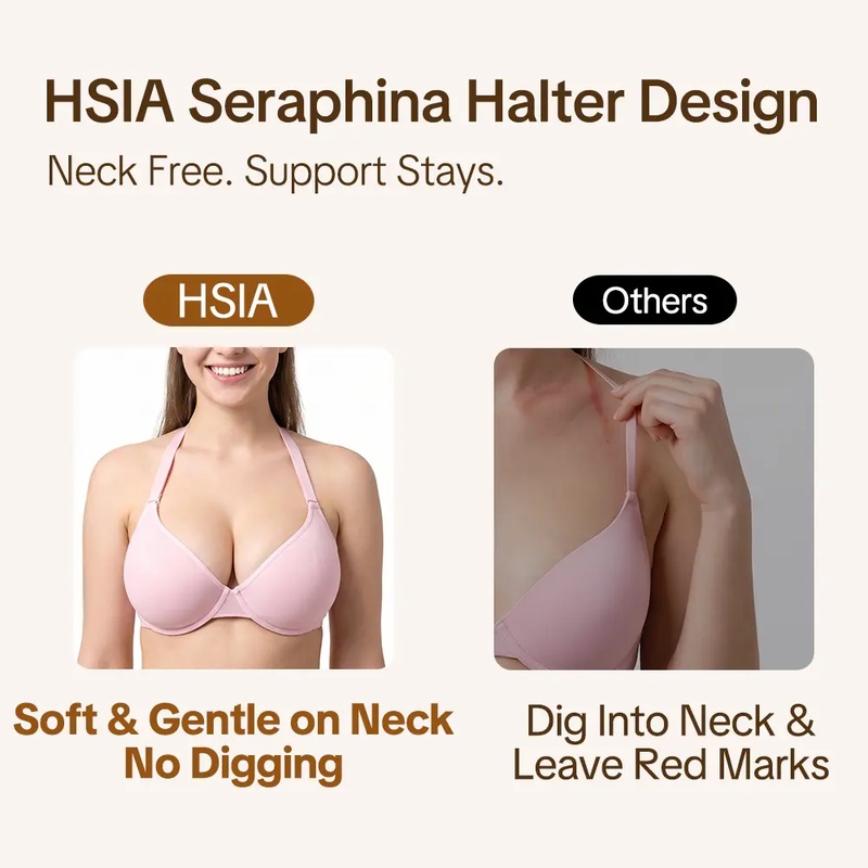 Sujetador minimizador HSIA Ser - Underwire Bra Padded reseña y precio