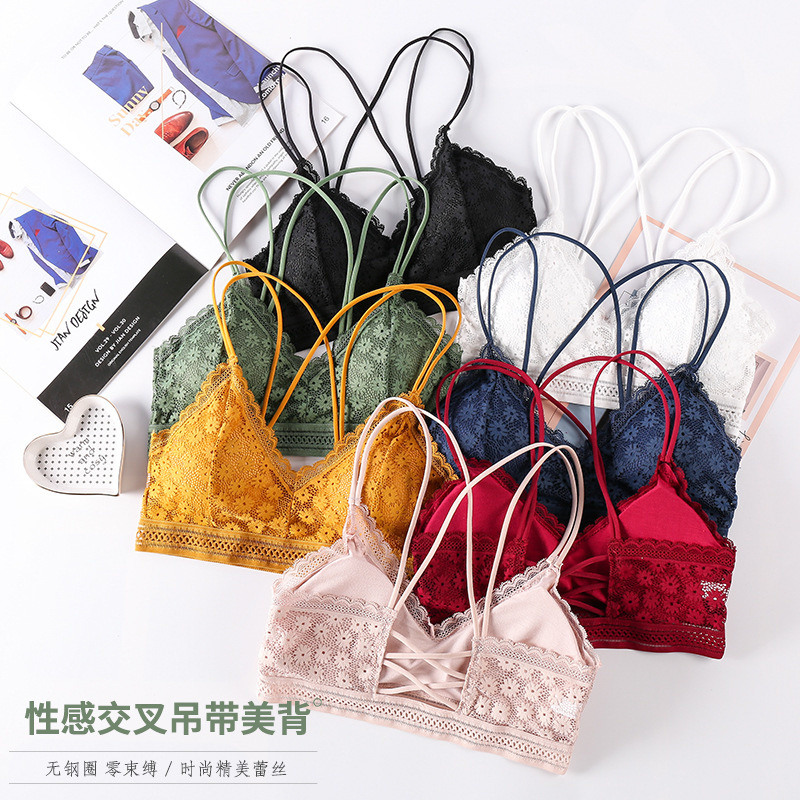 Sujetador deportivo sin costur - Lace Bralette Set reseña y precio